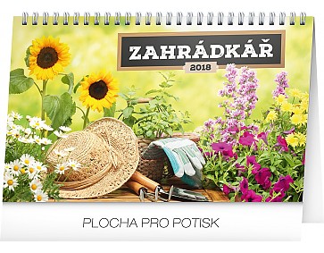 Stolní kalendář Zahrádkář 2018, 23,1 x 14,5 cm