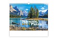 National Parks nástěnný kalendář 2017