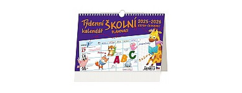 Školní kalendáře a diáře 2025-2026