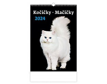 Nástěnný kalendář 2024 Kalendář Kočičky