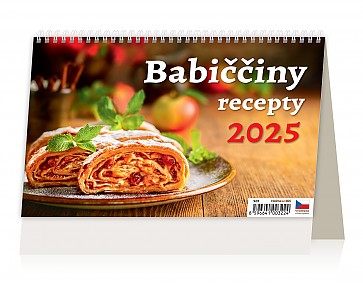 Stolní kalendář 2025 Babiččiny recepty