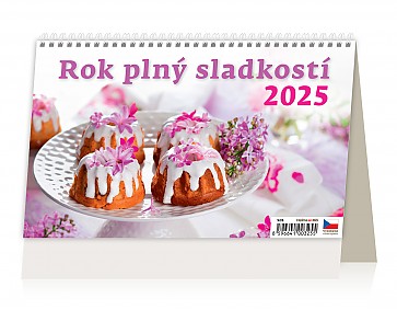Stolní kalendář 2025 Rok plný sladkostí