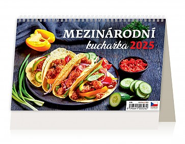 Stolní kalendář 2025 Mezinárodní kuchařka