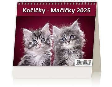 Stolní kalendář 2025 Kočičky/Mačičky
