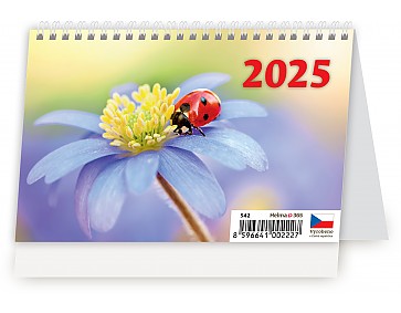 Stolní kalendář 2025 Plánovací kalendář Týdenní "S"