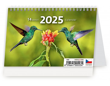Stolní kalendář 2025 Plánovací MINI 14denní kalendář