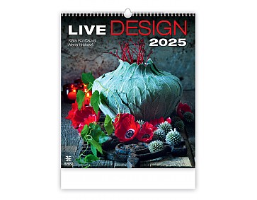 Nástěnný kalendář 2025 Kalendář Live Design