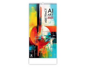 Nástěnný kalendář 2025 Abstract Al Art