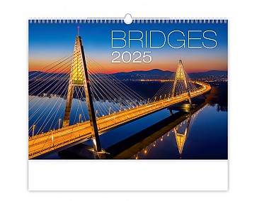 Nástěnný kalendář 2025 Kalendář Bridges