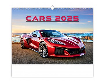 Nástěnný kalendář 2025 Kalendář Cars