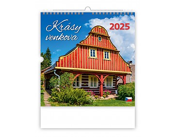 Nástěnný kalendář 2025 Kalendář Krásy venkova