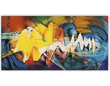 Dřevěný obraz Abstract