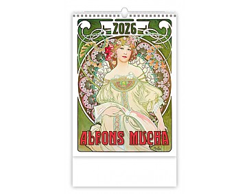 Kalendář Alfons Mucha