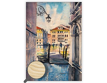 Dřevěný obraz Aquarelle