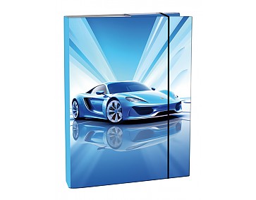 Box na sešity A5 Blue Car