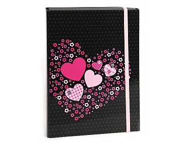 Box na sešity s klopou A4 Sweet Heart
