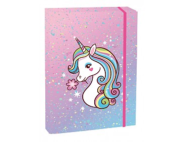 Box na sešity s klopou A5 Unicorn