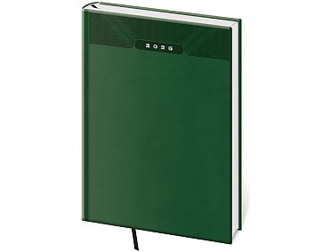 Denní diář A5 Print Classic zelený