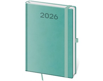 Denní diář A5 Print Pop světle zelený