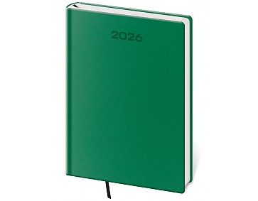 Denní diář A5 Soft zelený