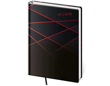 Denní diář A5 Vario Black design