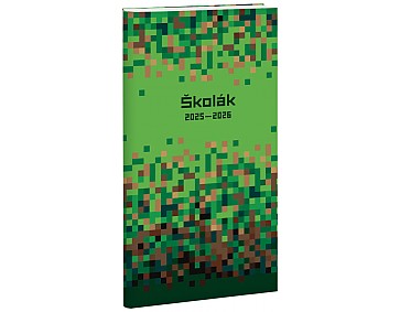Diář školák Pixel 2025/26 - české kalendárium