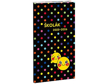 Diář školák Smiley 2025/26 - české kalendárium