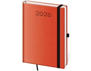 Týdenní diář A5 Print Pop oranžový