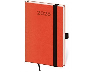Kapesní diář Print Pop oranžový