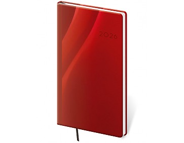 Kapesní diář Vario Red design
