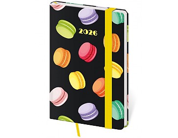 Kapesní diář Vario Macarons s gumičkou