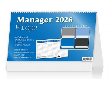 Plánovací kalendář Manager Europe