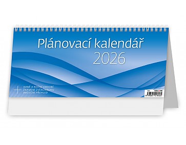 Plánovací kalendář MODRÝ
