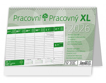 Kalendář Pracovní XL