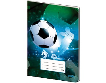 Sešit 544 papírové desky – Football