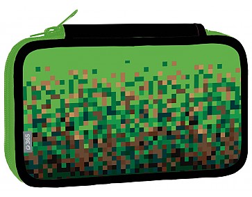 Školní penál dvoupatrový Pixel