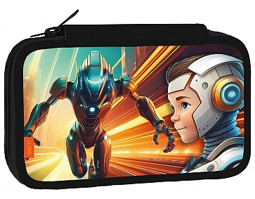 Školní penál dvoupatrový Sci-fi