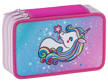 Školní penál třípatrový Unicorn