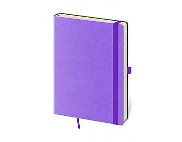 Tečkovaný zápisník Flexies L Violet (čtverečkovaný)