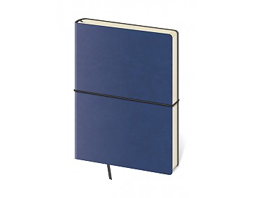 Tečkovaný zápisník Flexio L Blue (čtverečkovaný)