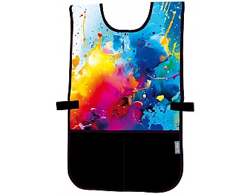 Zástěrka na výtvarnou výchovu pončo Paint