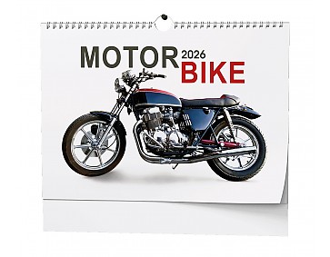Nástěnný kalendář 2026 - Motorbike - A3