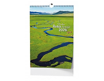 Nástěnný kalendář 2026 - Řeka čaruje - A3 