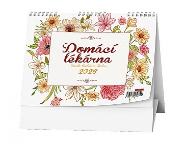 Stolní kalendář 2026 - Domácí lékárna (Renata Raduševa Herber)