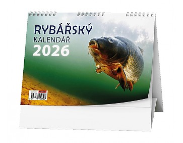 Stolní kalendář 2026 - Rybářský kalendář 