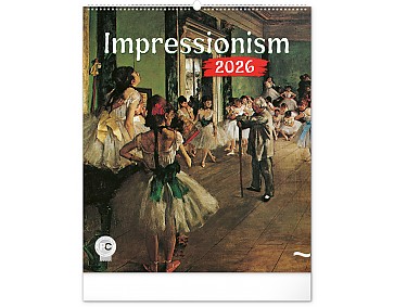Nástěnný kalendář Impresionismus 2026, 48 x 56 cm