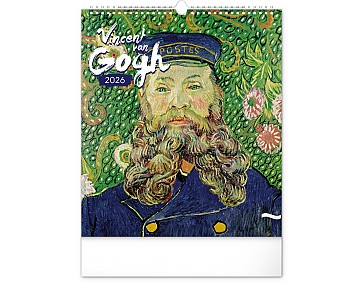 Nástěnný kalendář Vincent van Gogh 2026, 30 x 34 cm