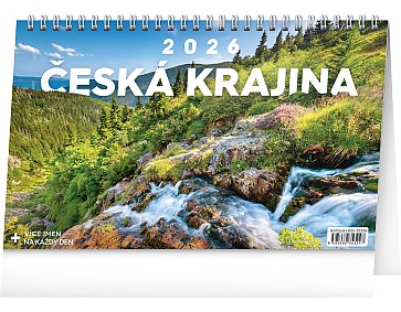 Stolní kalendář Česká krajina 2026, 23,1 x 14,5 cm