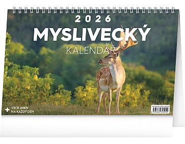 Stolní kalendář Myslivecký 2026, 23,1 x 14,5 cm