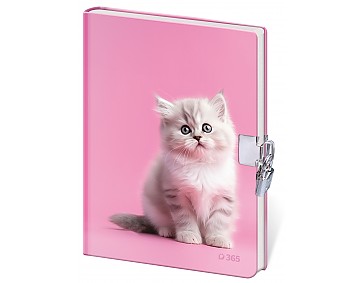 Památník Helma 365 13x18 cm se zámkem - Lovely Kitten